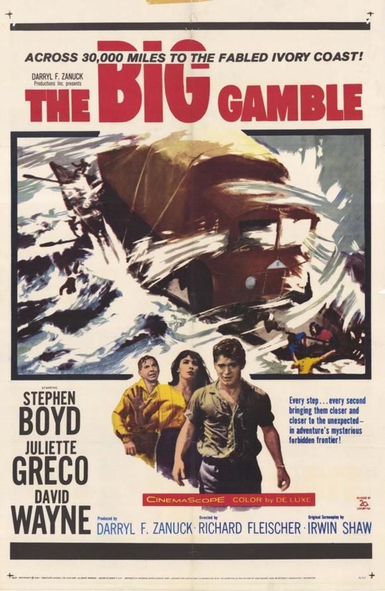 The Big Gamble (1961 film) movie poster