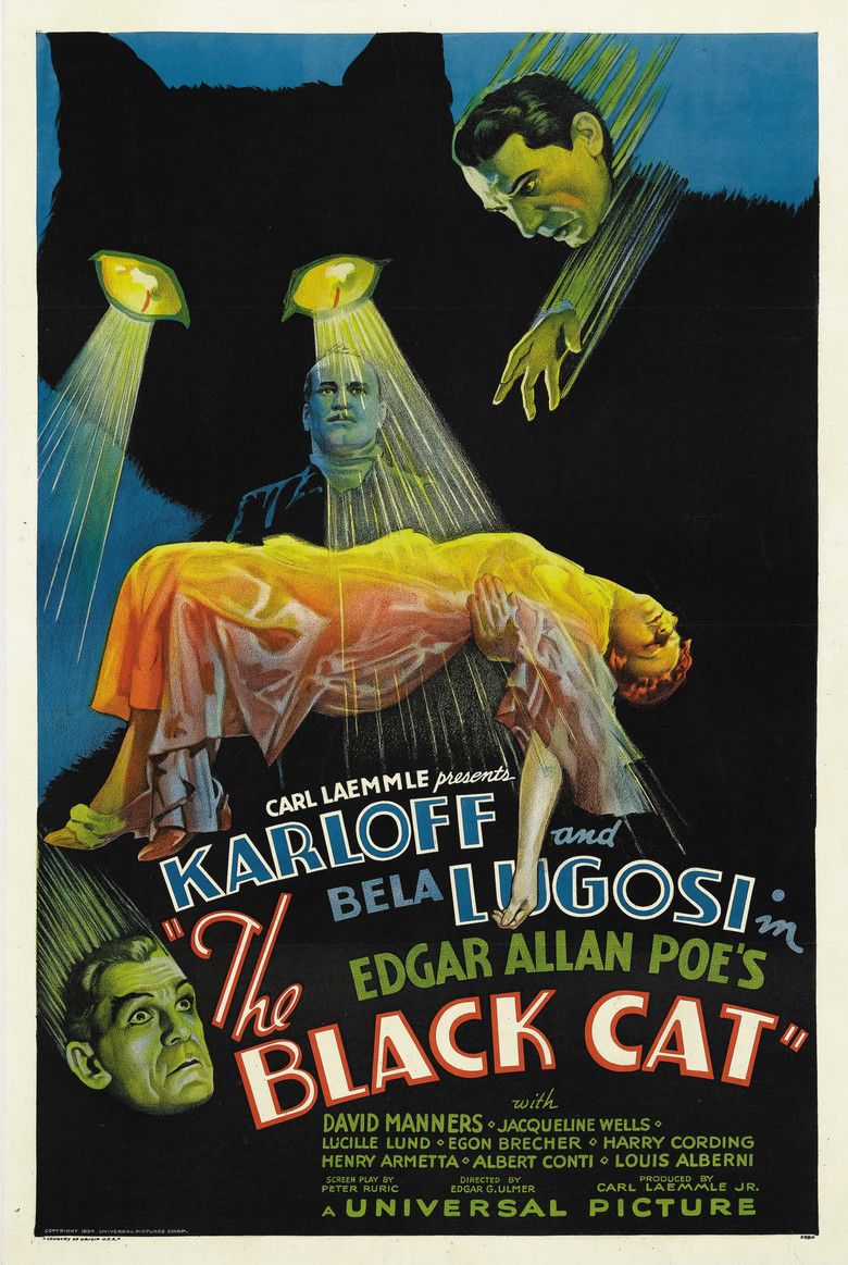 The Black Cat (1934 film) movie poster