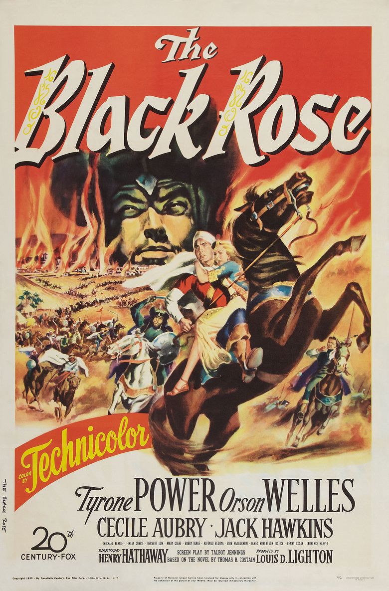 The Black Rose movie poster