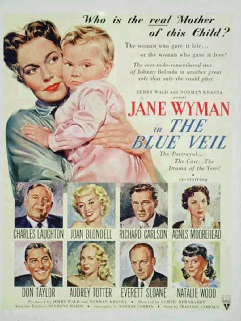 The Blue Veil (1951 film) movie poster