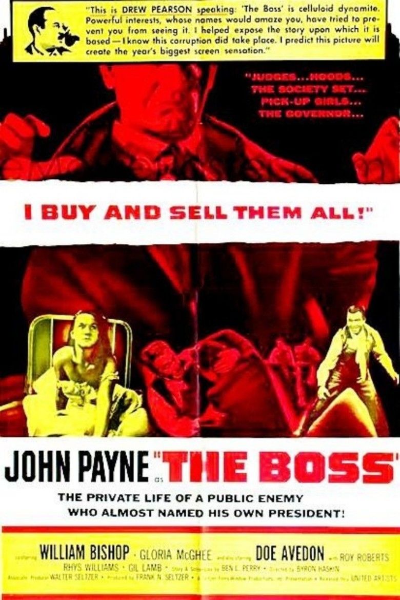 The Boss (1956 film) movie poster
