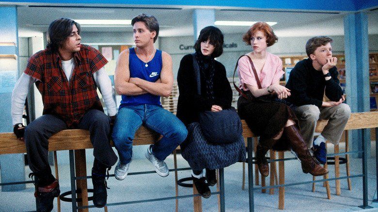 The Breakfast Club movie scenes