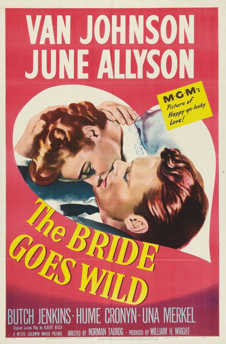 The Bride Goes Wild movie poster