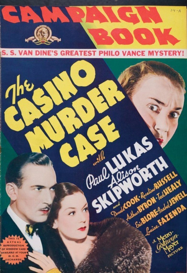 The Casino Murder Case (film) movie poster
