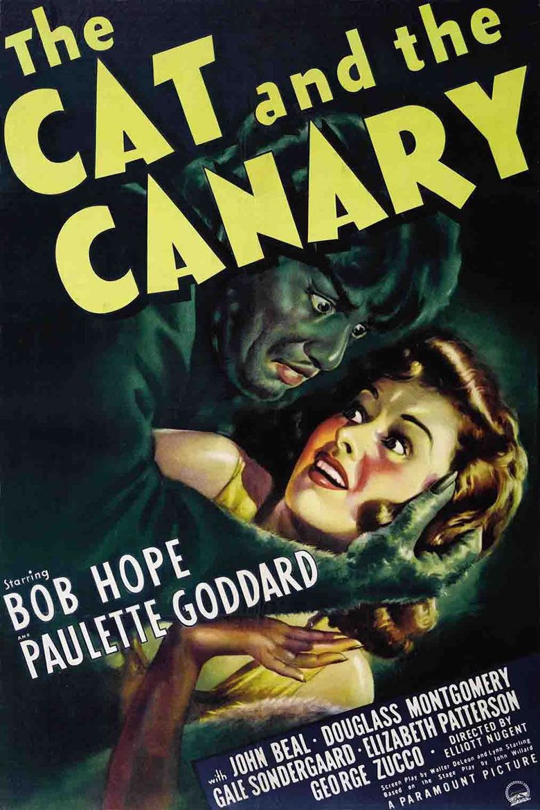 The Cat and the Canary (1939 film) movie poster