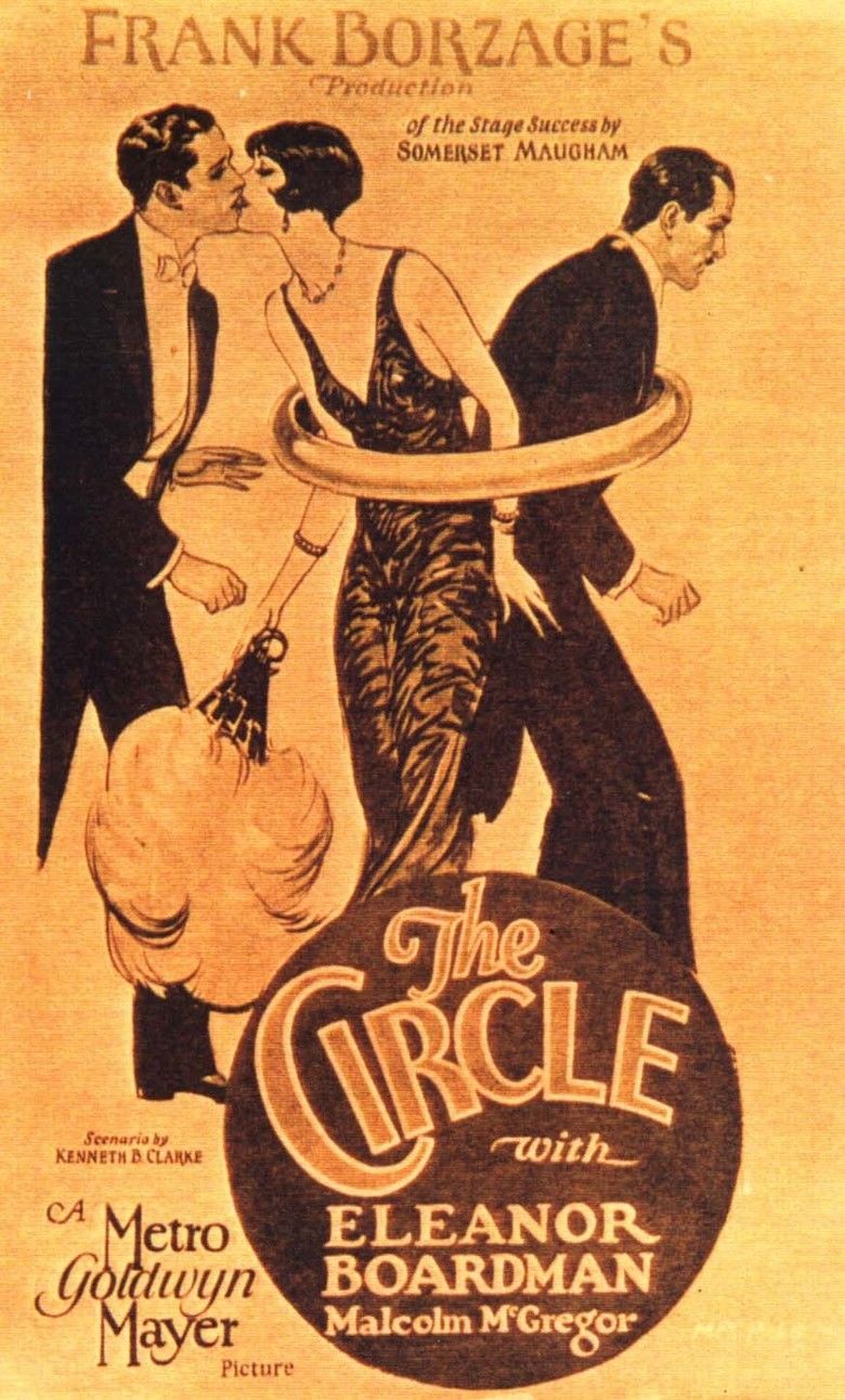 The Circle (1925 film) movie poster