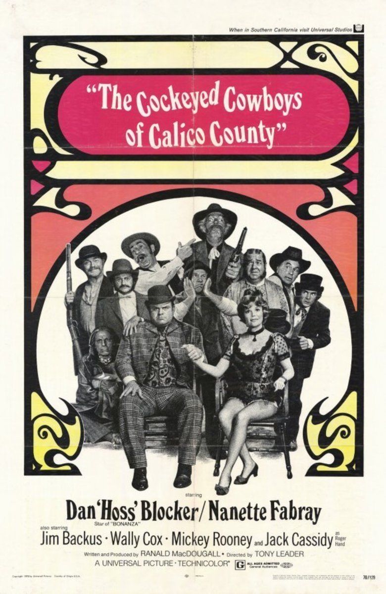 The Cockeyed Cowboys of Calico County movie poster