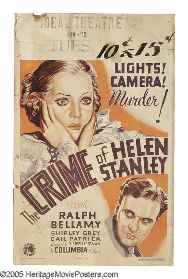 The Crime of Helen Stanley movie poster