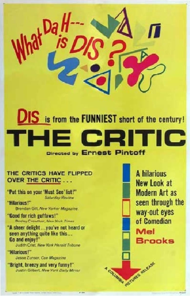The Critic (film) movie poster