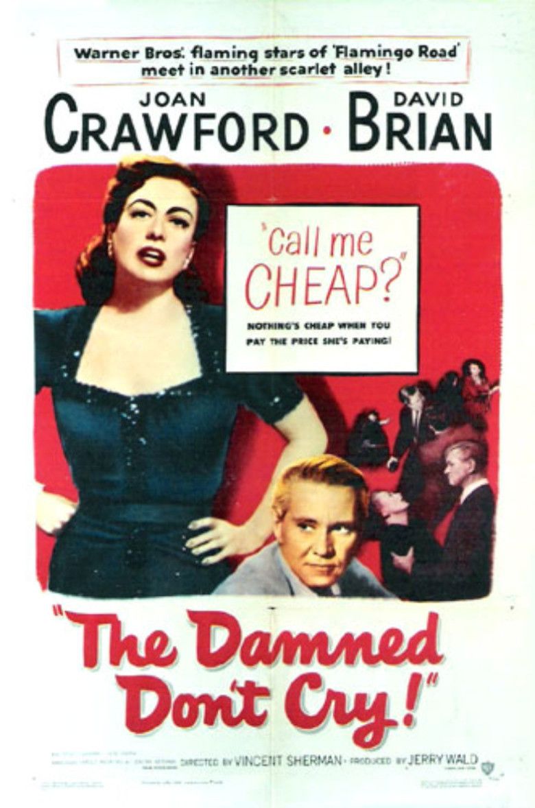 The Damned Dont Cry! movie poster