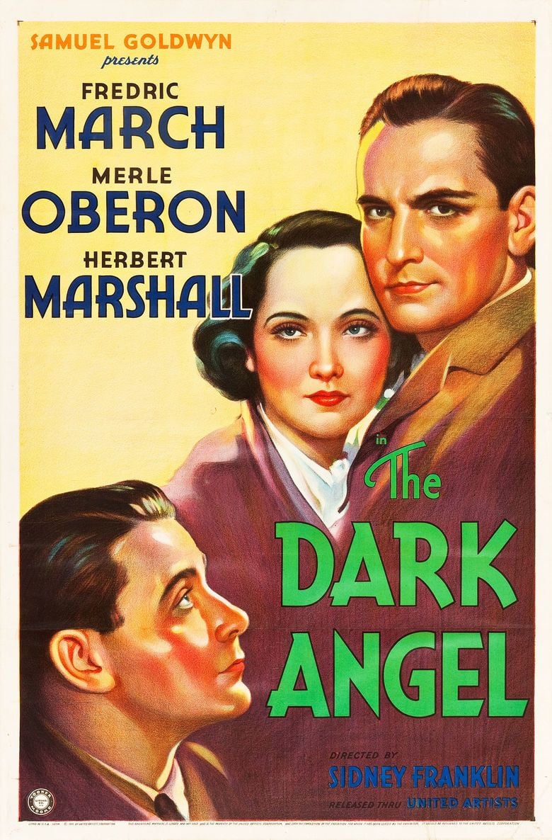 The Dark Angel (1935 film) movie poster