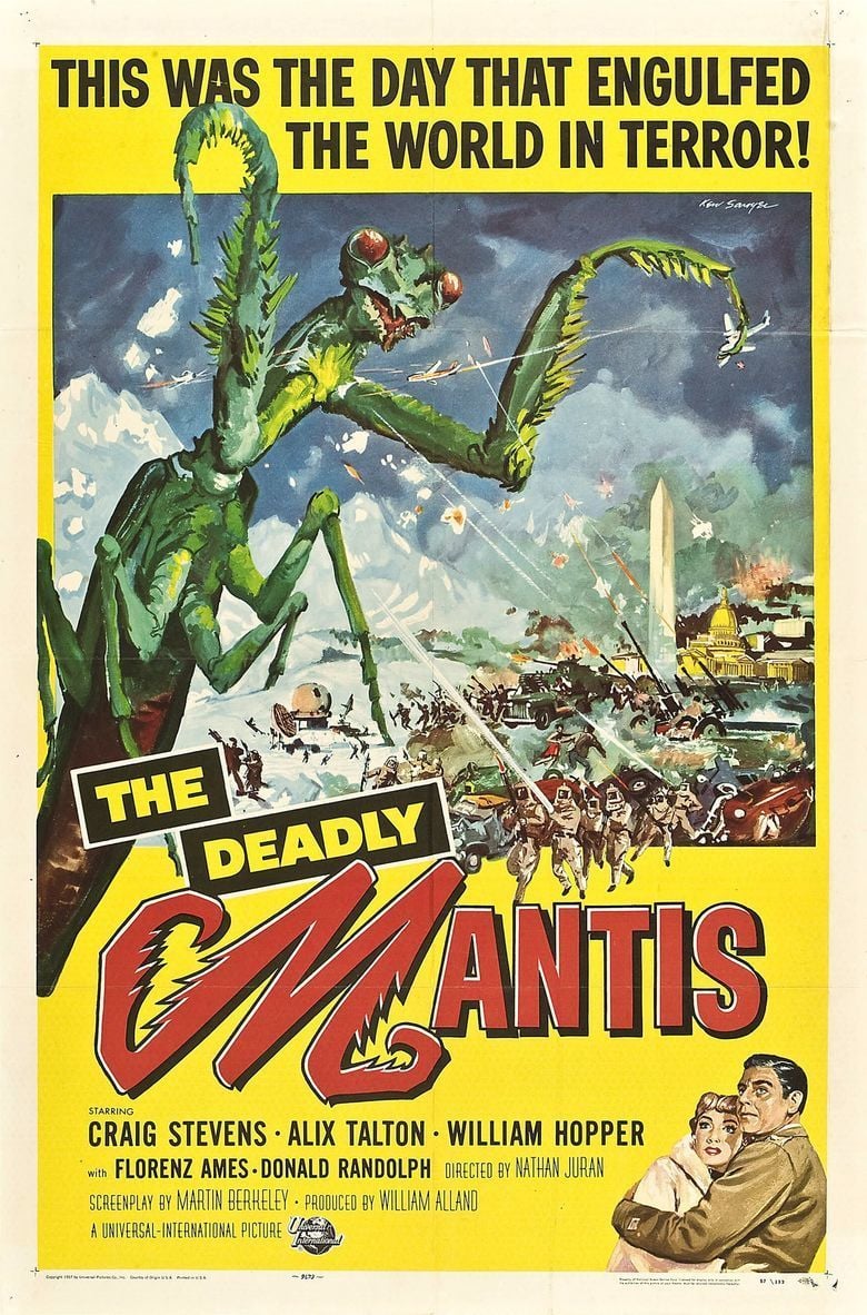 The Deadly Mantis movie poster
