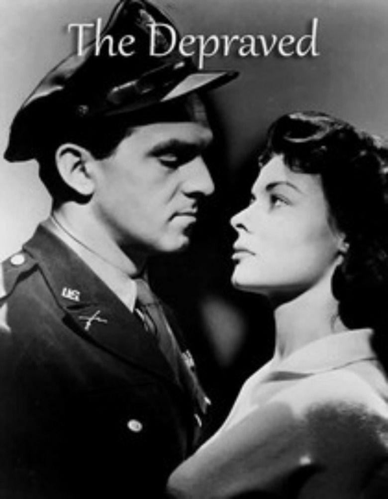 The Depraved (1957 film) movie poster