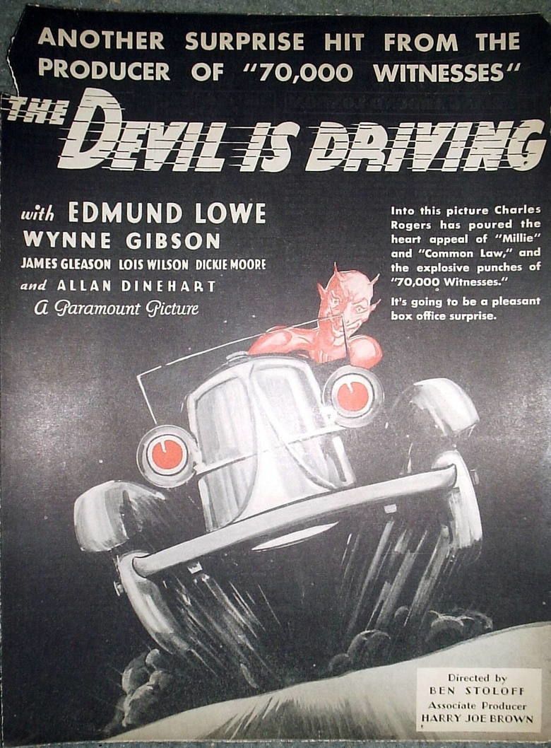 The Devil Is Driving movie poster