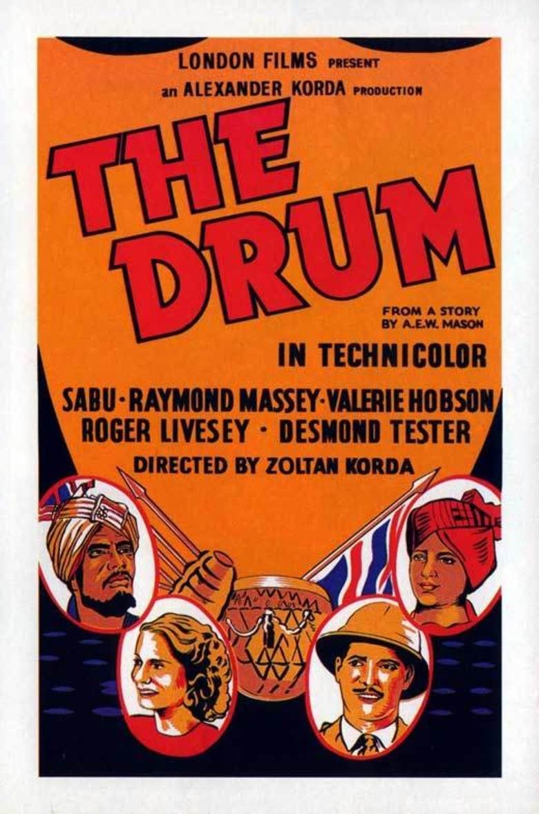 The Drum (1938 film) movie poster