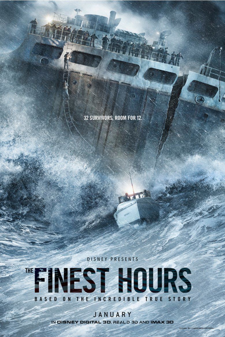 The Finest Hours (2016 film) movie poster