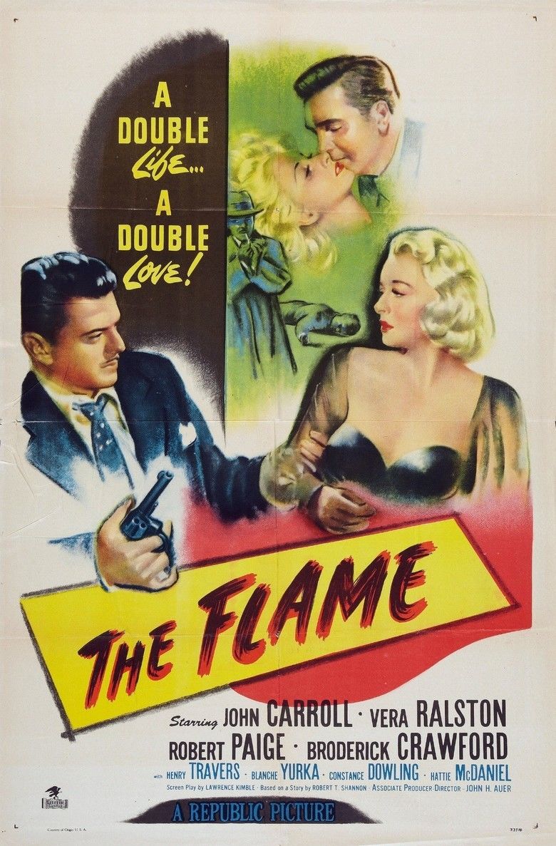The Flame (1947 film) movie poster