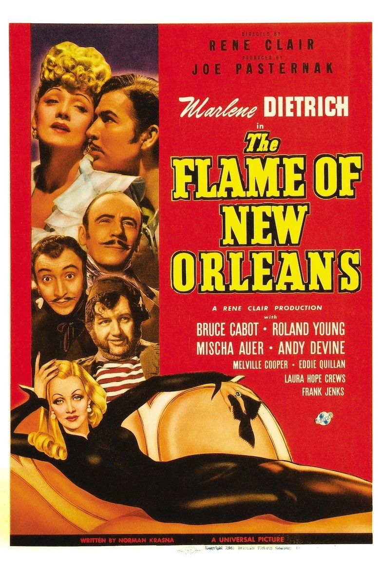The Flame of New Orleans movie poster