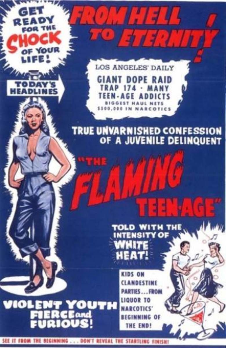 The Flaming Teen Age movie poster