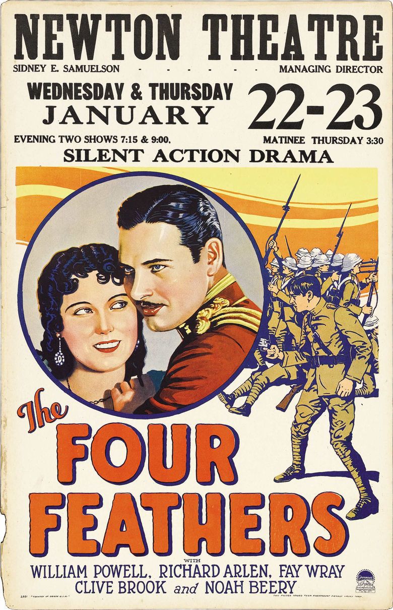 The Four Feathers (1929 film) movie poster