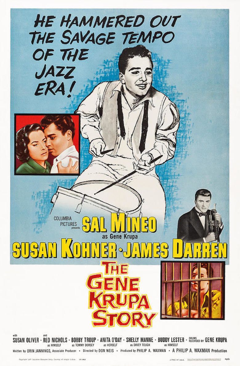 The Gene Krupa Story movie poster