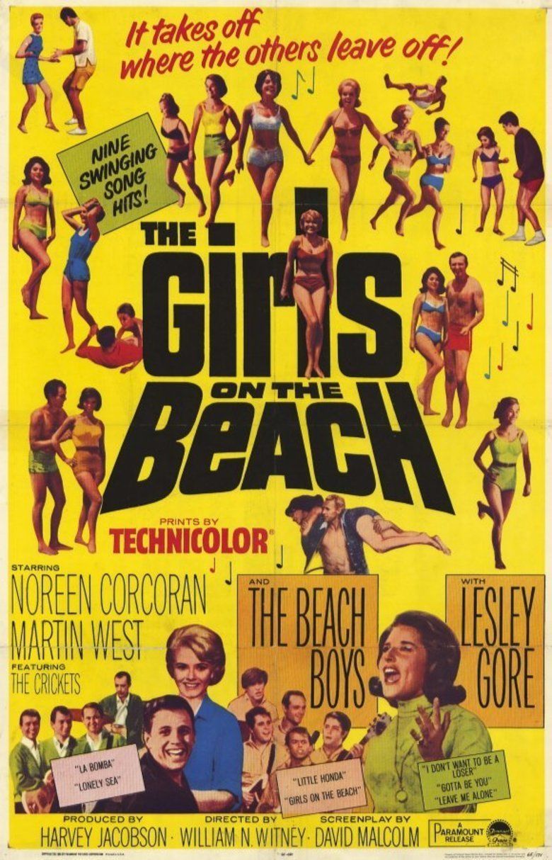 The Girls on the Beach movie poster