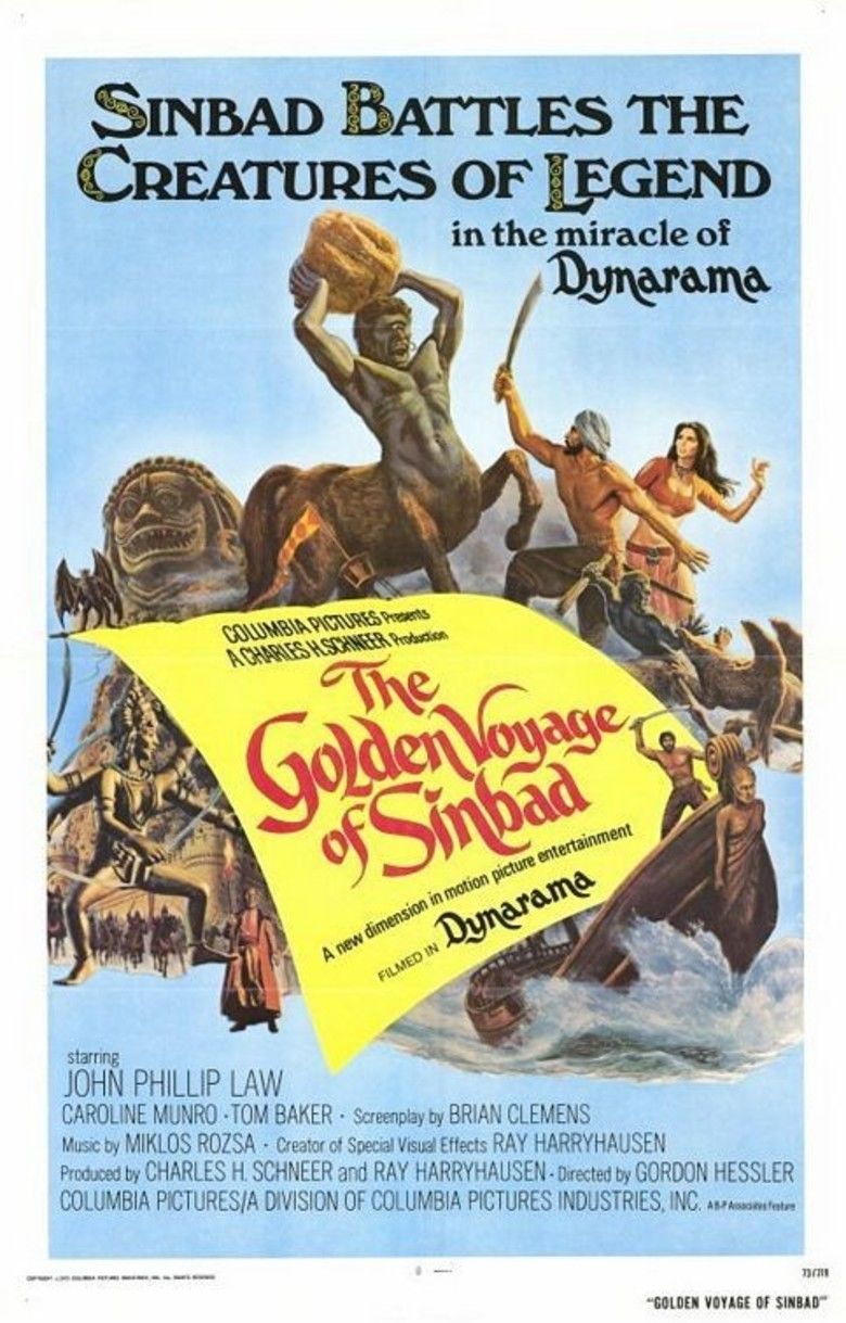 The Golden Voyage of Sinbad movie poster