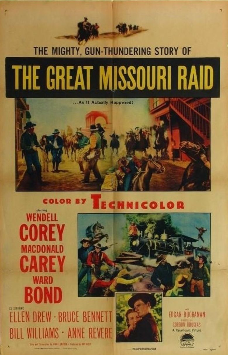 The Great Missouri Raid movie poster