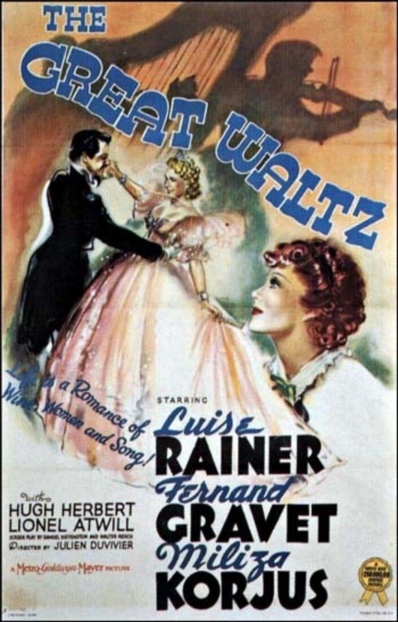The Great Waltz (film) movie poster