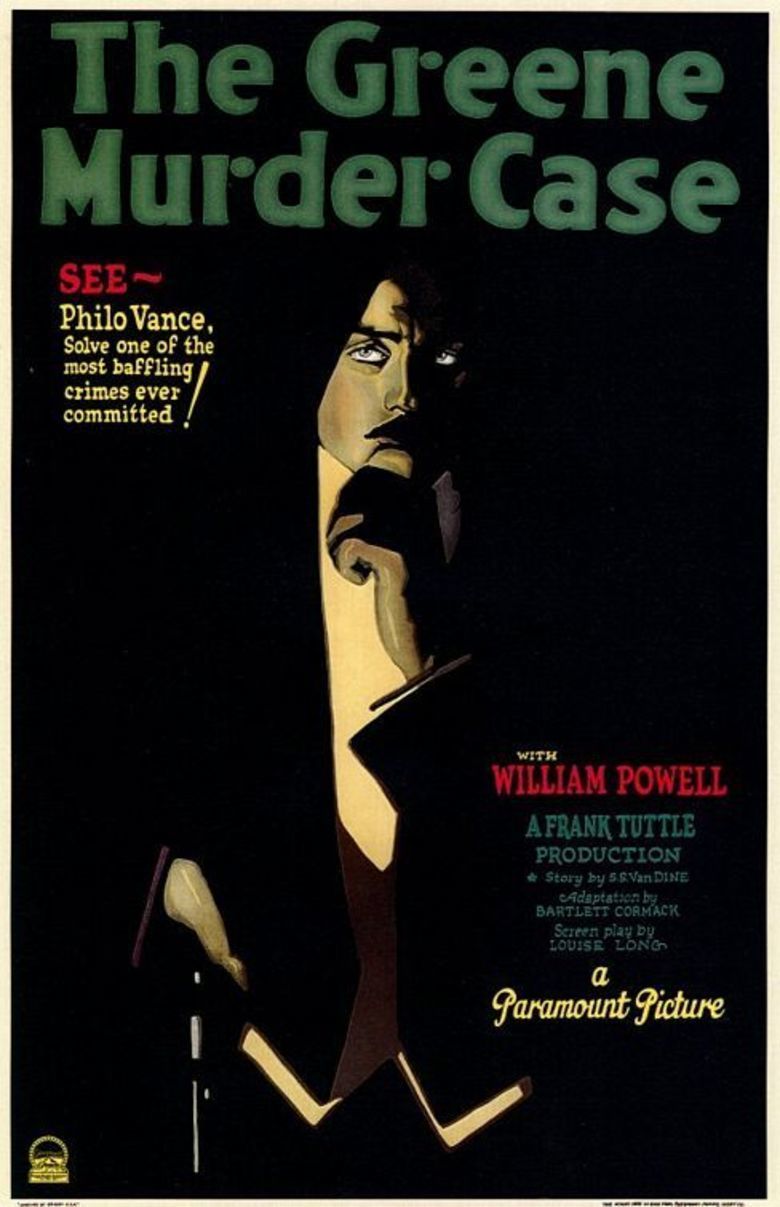 The Greene Murder Case (film) movie poster