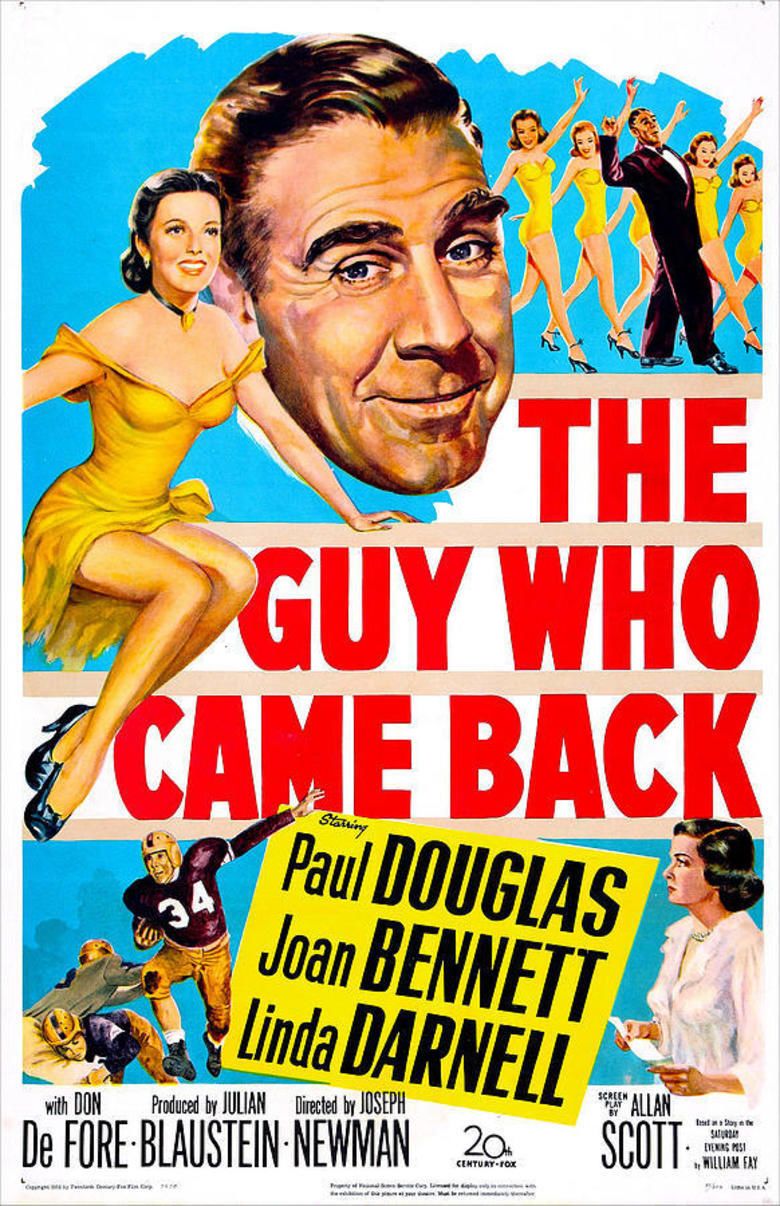 The Guy Who Came Back movie poster