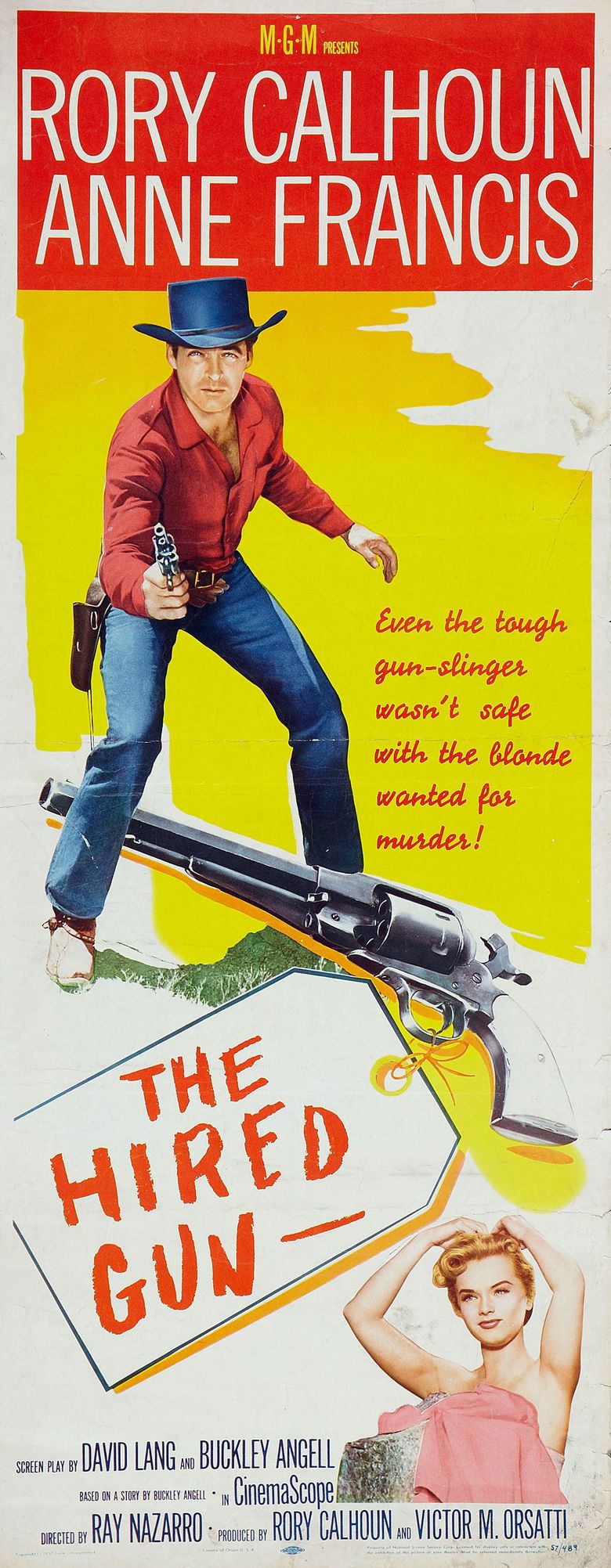 The Hired Gun (1957 film) movie poster