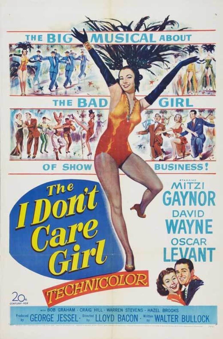 The I Dont Care Girl movie poster