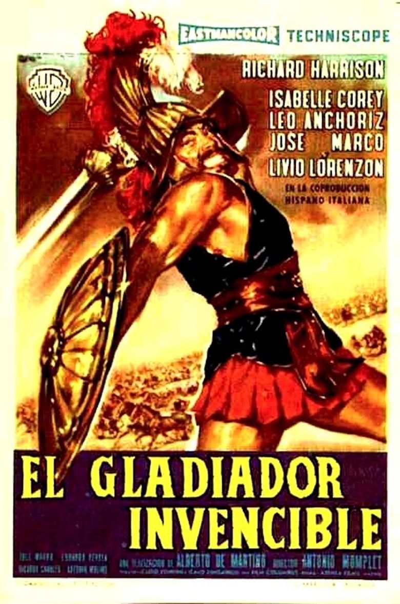 The Invincible Gladiator movie poster