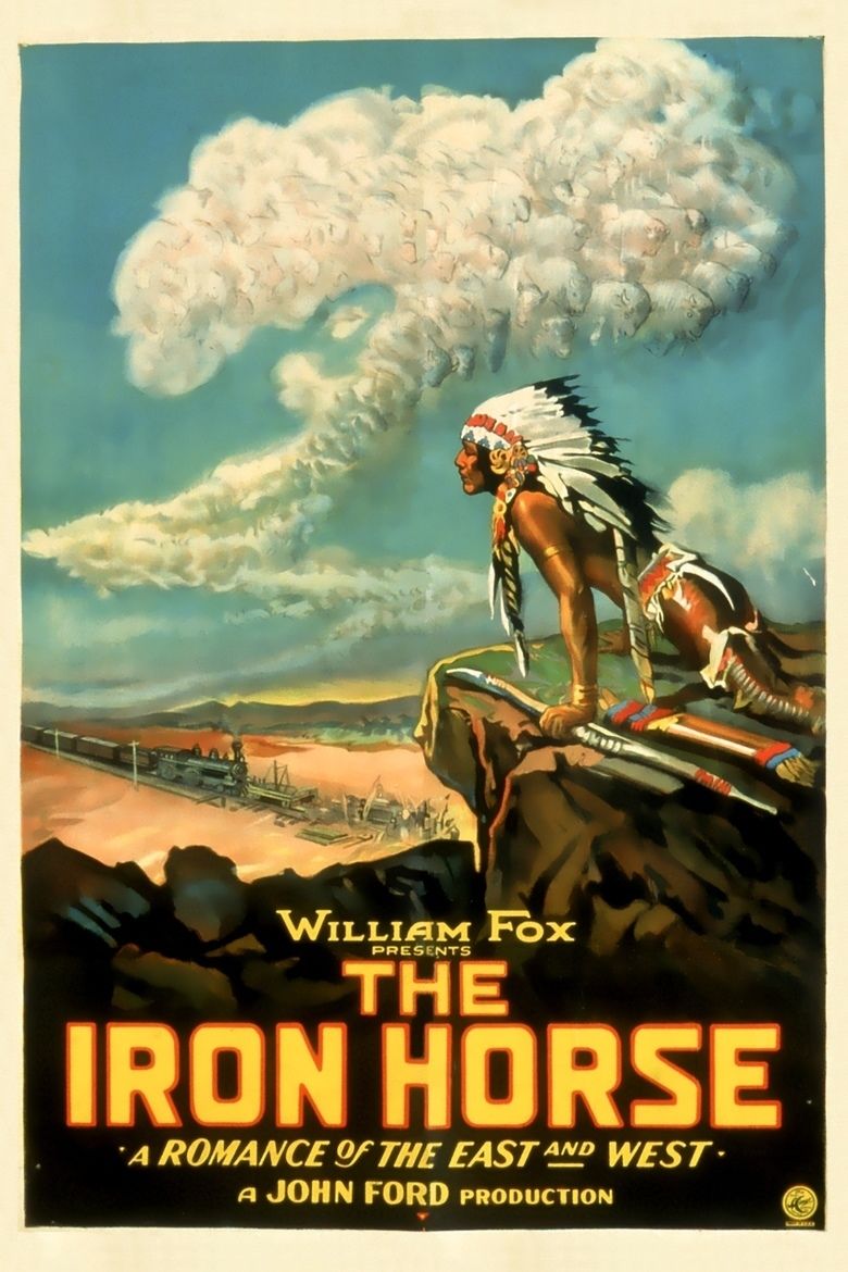 The Iron Horse (film) movie poster