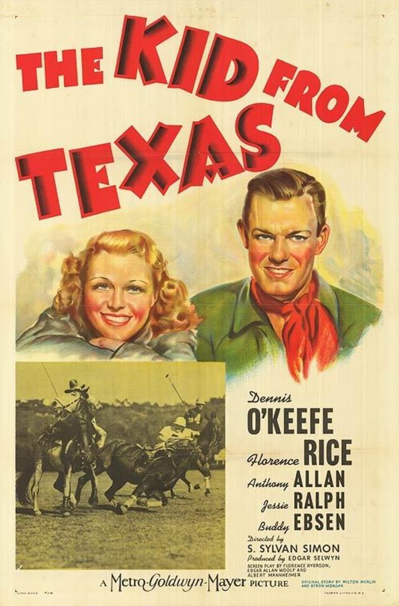 The Kid from Texas (1939 film) movie poster