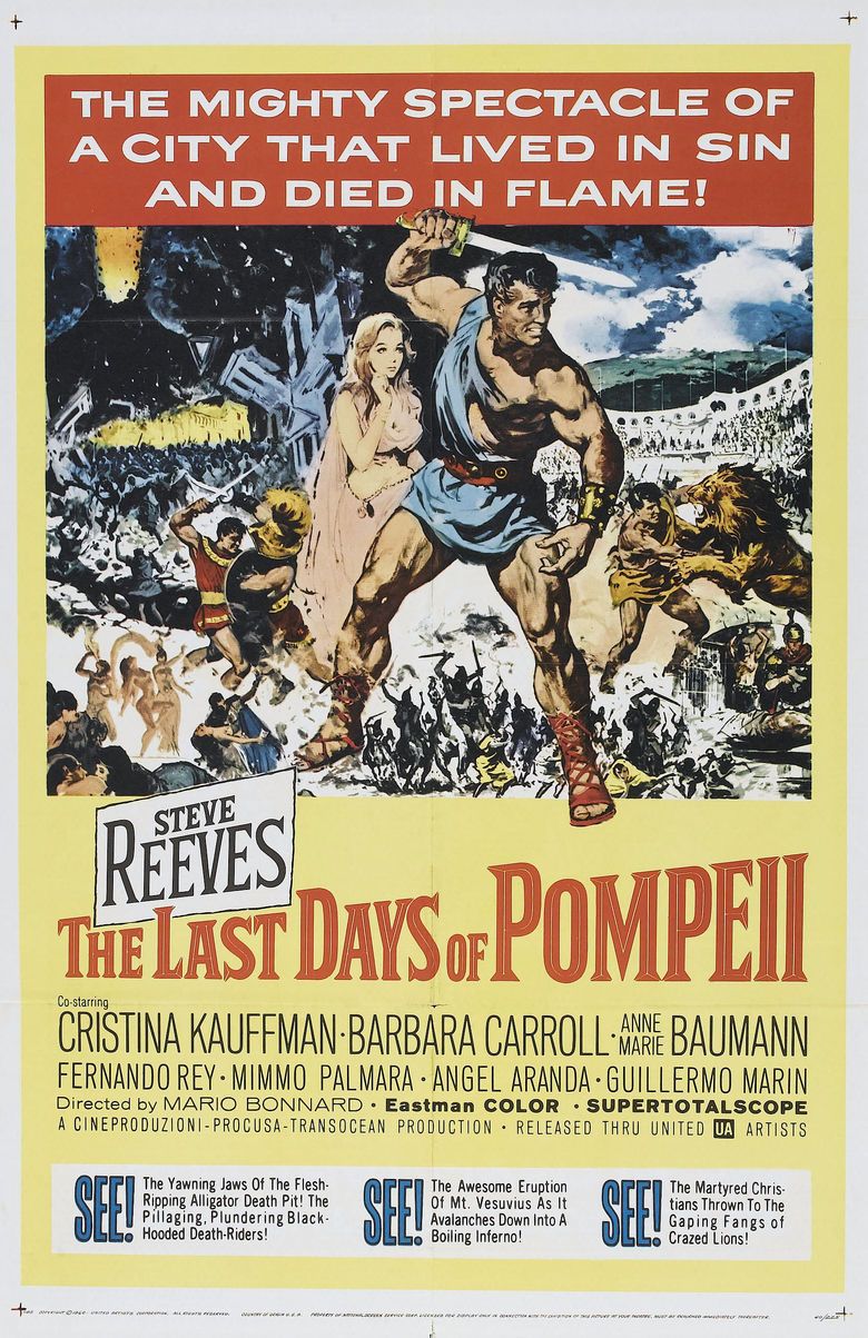 The Last Days of Pompeii (1959 film) movie poster