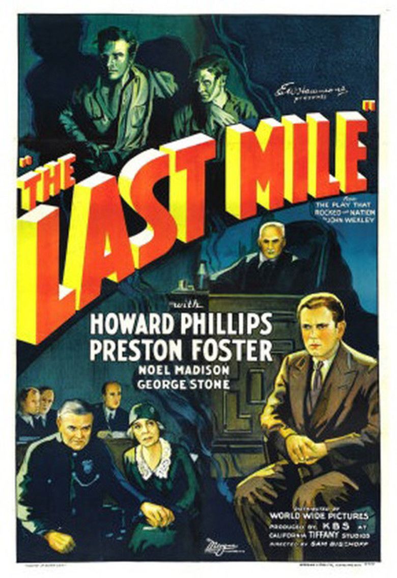 The Last Mile (1932 film) movie poster