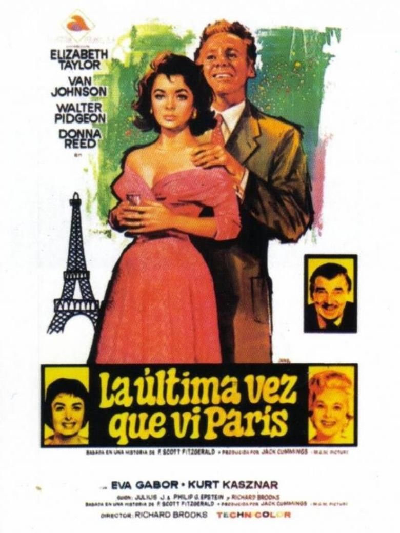 The Last Time I Saw Paris movie poster