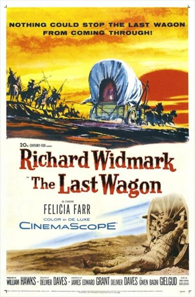 The Last Wagon (1956 film) movie poster