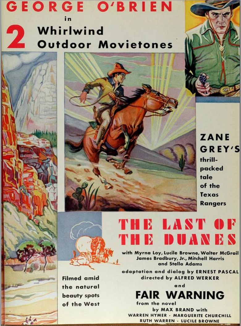 The Last of the Duanes (1930 film) movie poster