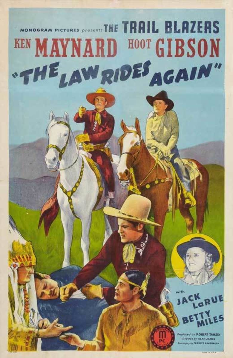 The Law Rides Again movie poster