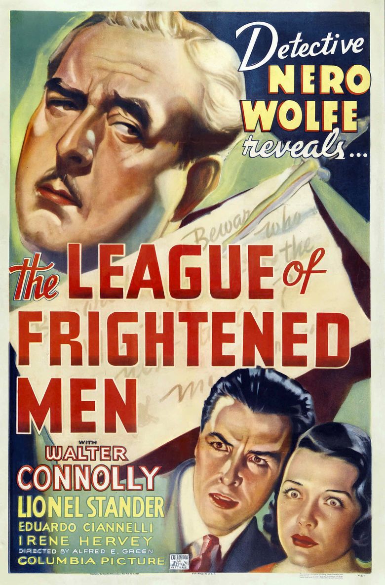 The League of Frightened Men (1937 film) movie poster