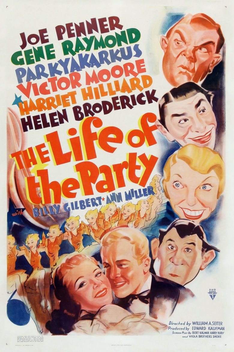 The Life of the Party (1937 film) movie poster