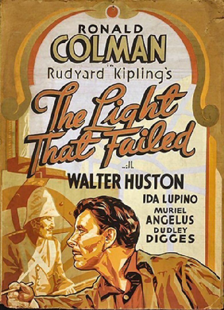 The Light That Failed (1939 film) movie poster