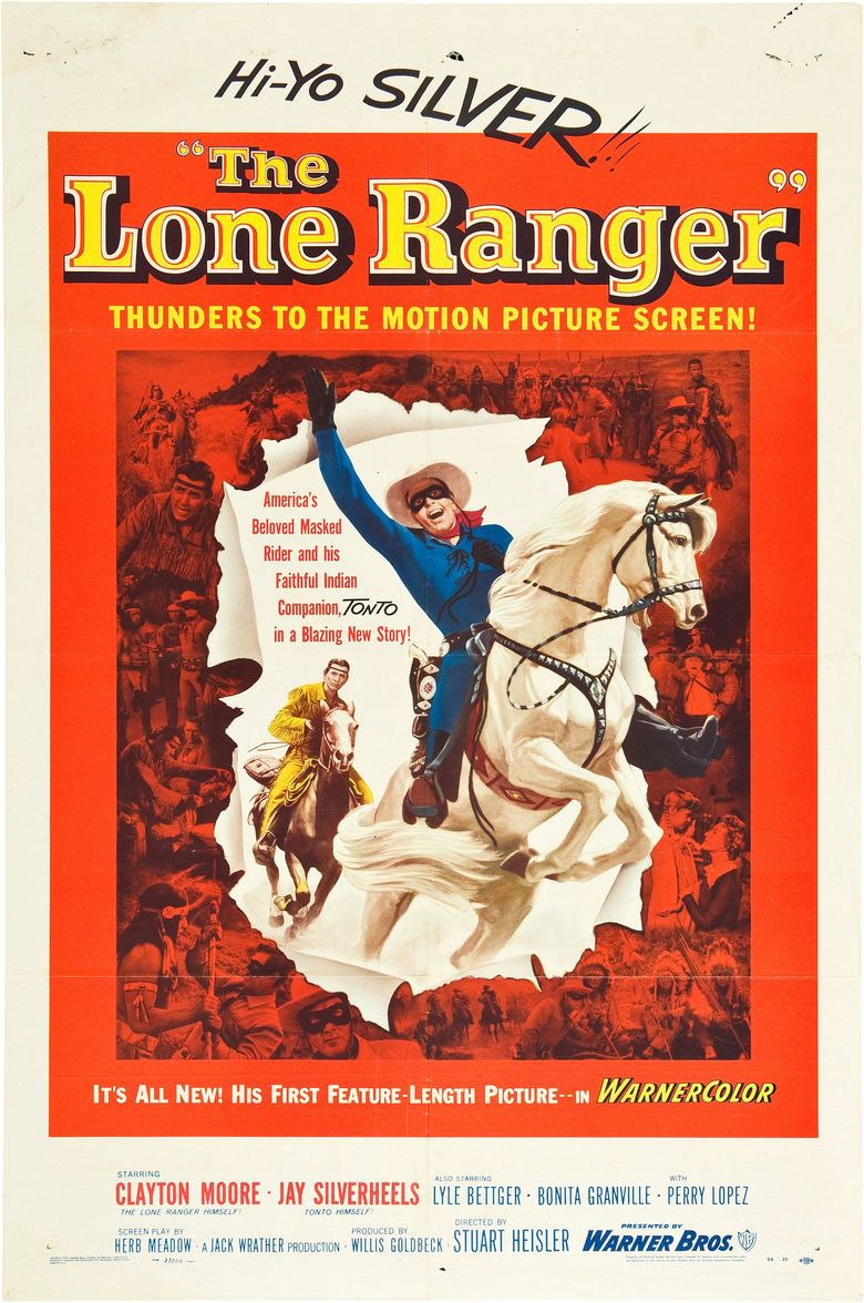 The Lone Ranger (1956 film) movie poster