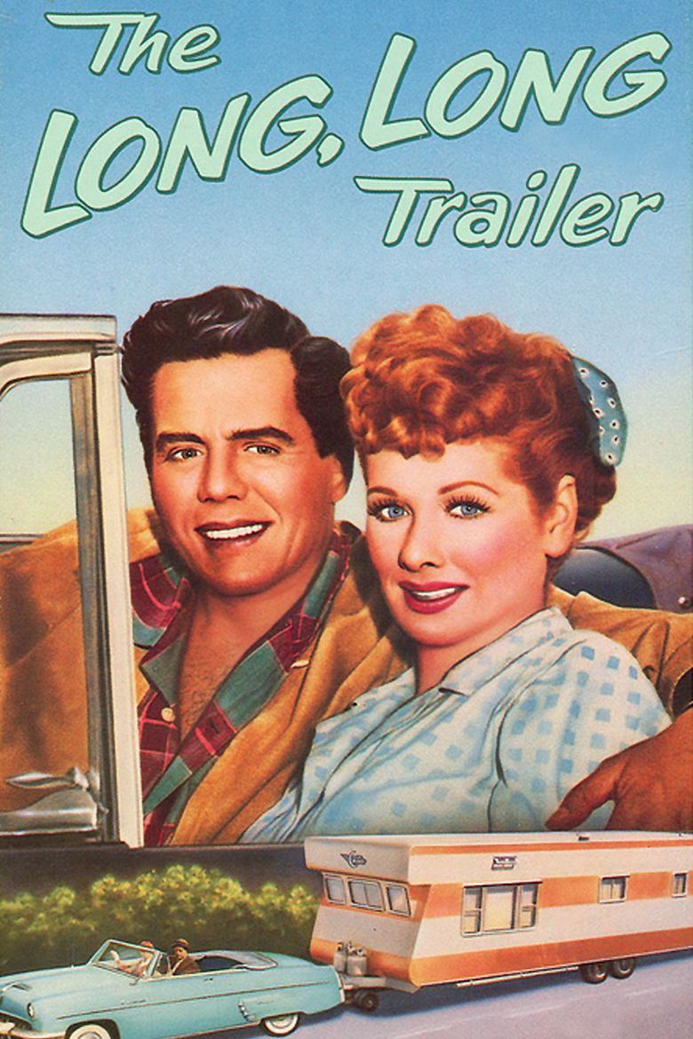 The Long, Long Trailer movie poster