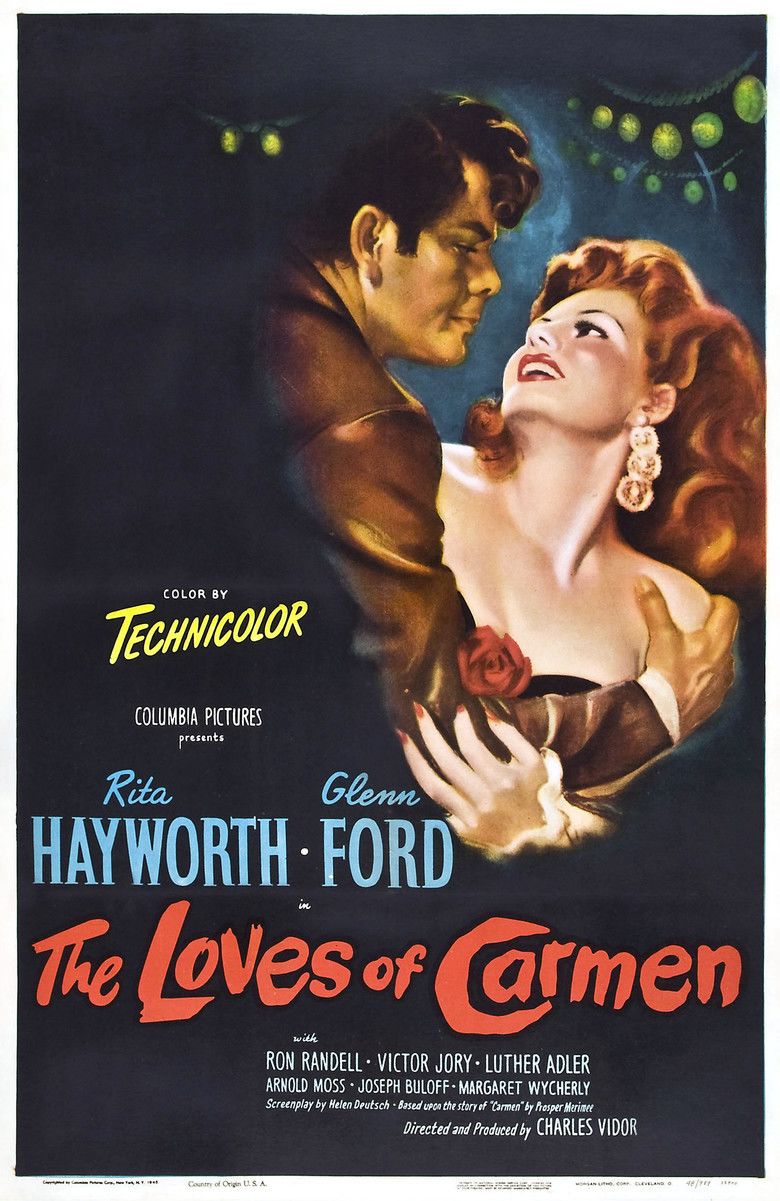 The Loves of Carmen (1948 film) movie poster