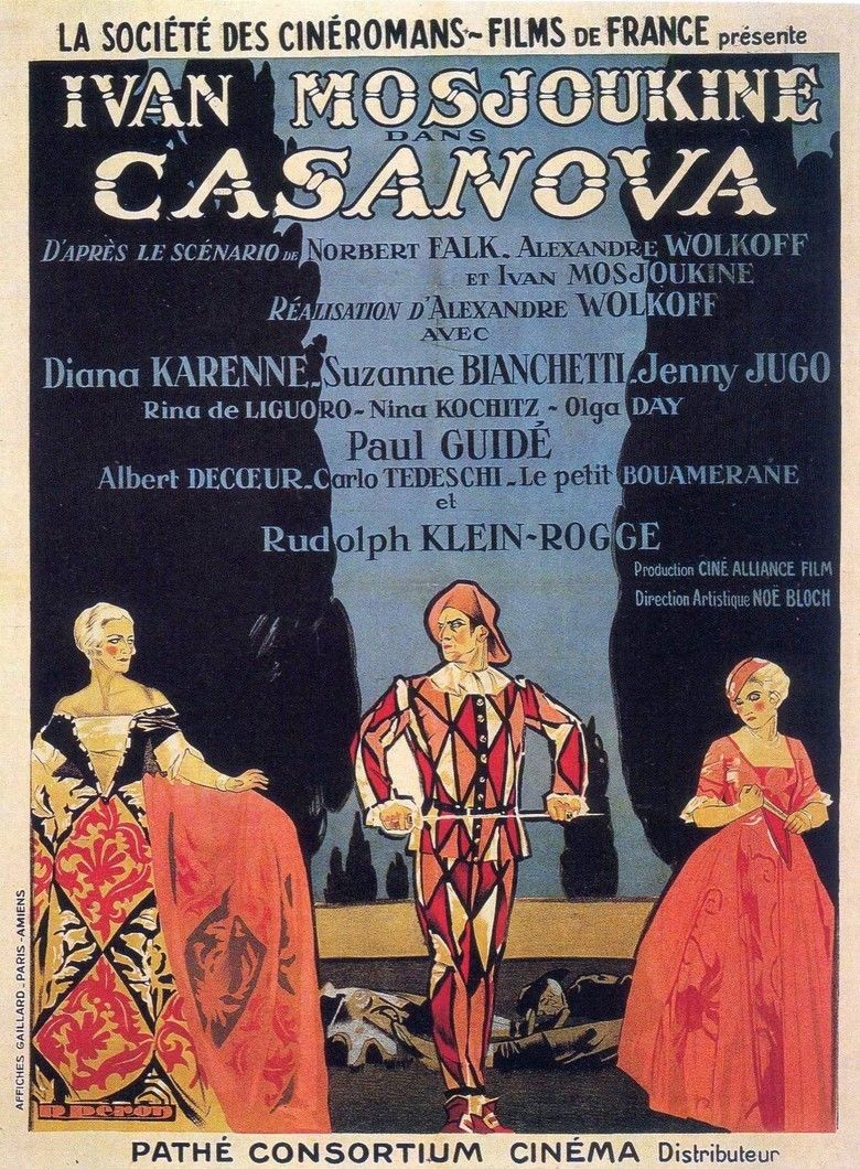 The Loves of Casanova movie poster