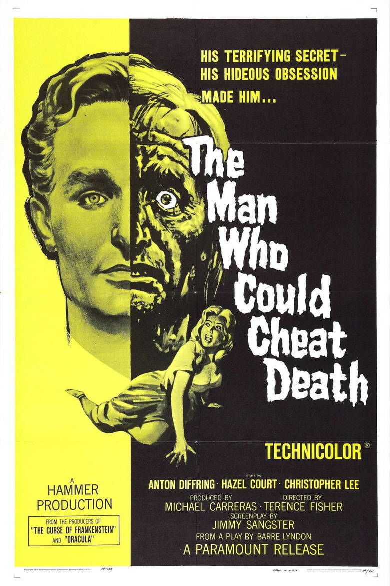 The Man Who Could Cheat Death movie poster